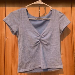 brandy melville v-neck crop